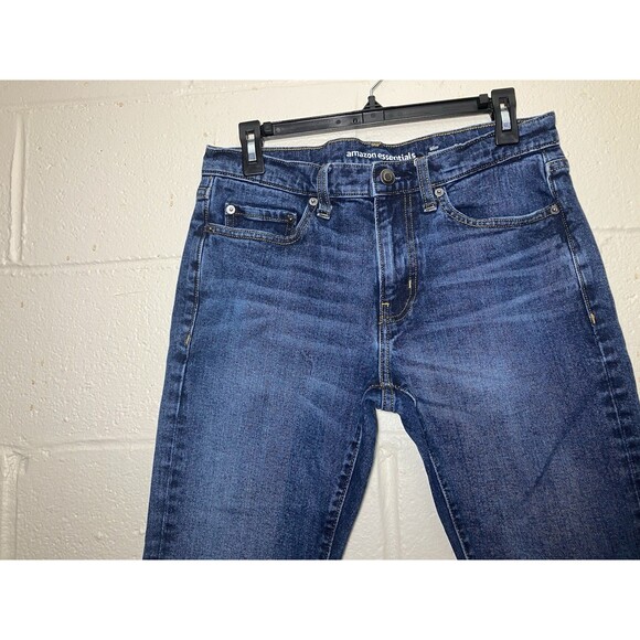 Amazon Essentials Men’s Slim Denim Jeans Blue 30W x 28L Preloved Pants - Picture 3 of 6